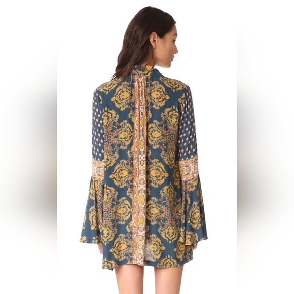 Free People Magic Mystery Tunic Navy Multicolor Size Small - Picture 9 of 10